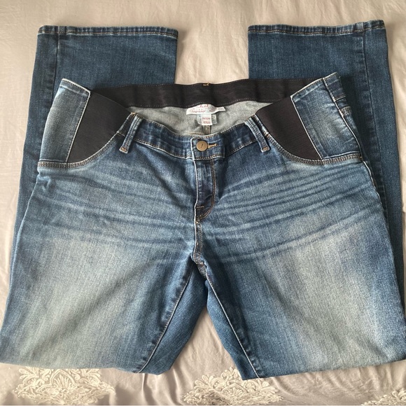 Isabel Maternity Skinny Bootcut Jeans Size 14/32R - Picture 1 of 4